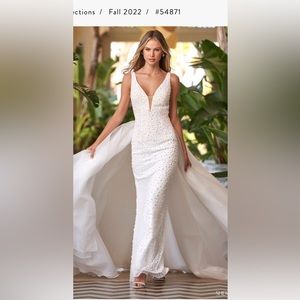 Sherill Hill White Prom Dress #54871